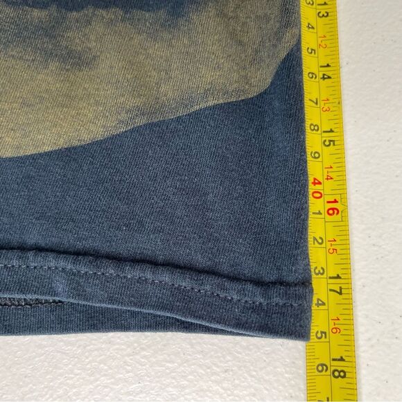 Gildan Sick Boy Motorcycle Skull Black Long Sleeve Crew Neck T Shirt Men Large - Picture 15 of 16